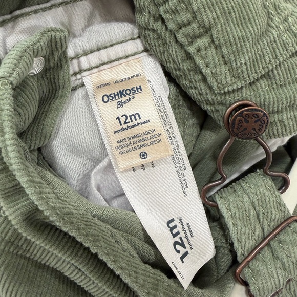 OshKosh B'gosh Green Overalls - Picture 4 of 4